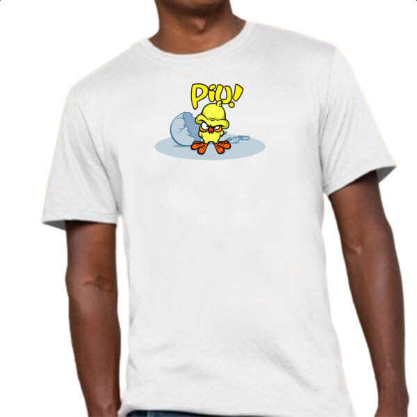 Camiseta Unissex E o pintinho piu - Imagem 4