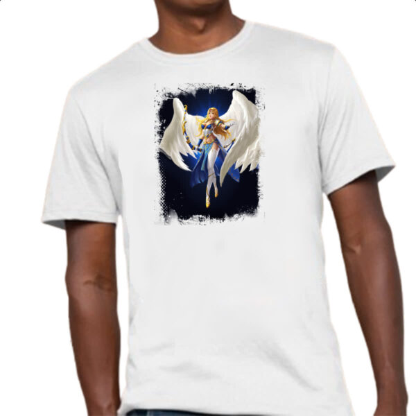 Camiseta Unissex Empires and Puzzles Heroi Atena - Imagem 4