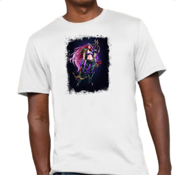 Camiseta Unissex Empires and Puzzles Heroi Domitia - Imagem 4