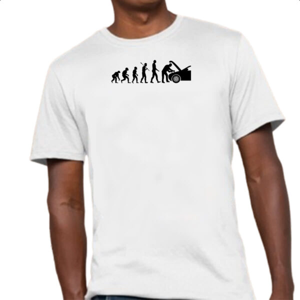 Camiseta Unissex Evolucao mecanico - Imagem 4