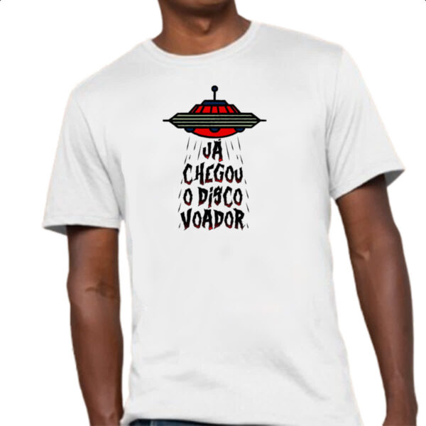 Camiseta Unissex Ja chegou o disco voador - Imagem 4