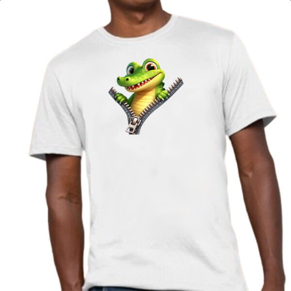 Camiseta Unissex Jacare no ziper - Imagem 4