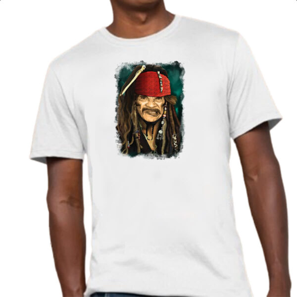 Camiseta Unissex Jack Sparrow Madruga - Imagem 4