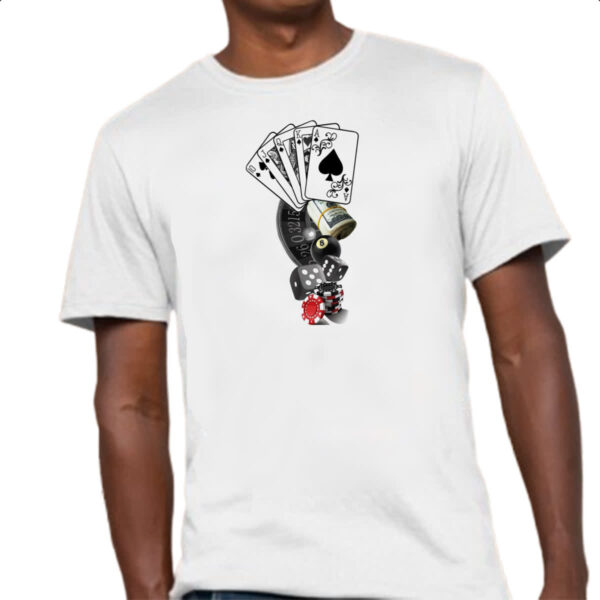 Camiseta Unissex Jogos de Cassino - Imagem 4