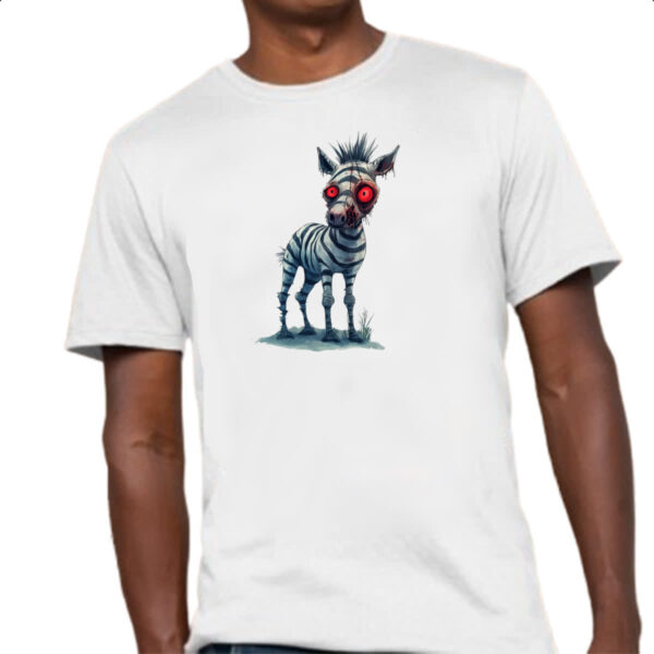 Camiseta Unissex Zumbi Zebra - Imagem 4