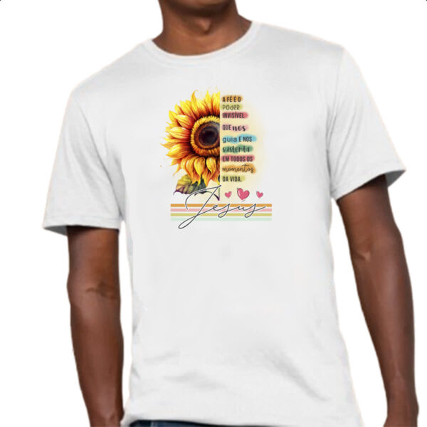 Camiseta Unissex Fe poder invisivel - Imagem 4