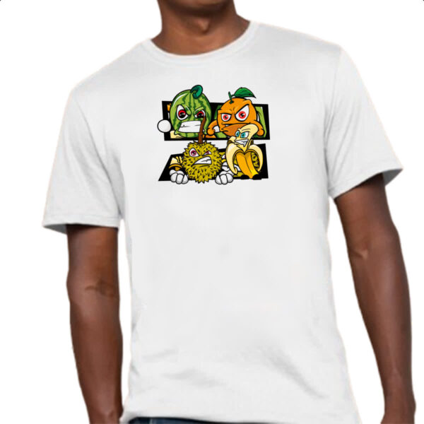 Camiseta Unissex Frutas raivosas - Imagem 4