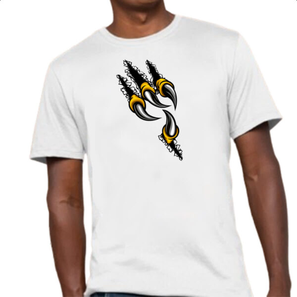 Camiseta Unissex Garras de aguia rasgando - Imagem 4