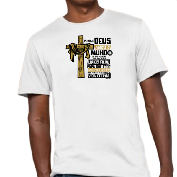 Camiseta Unissex Gospel Joao 3.16 - Imagem 4