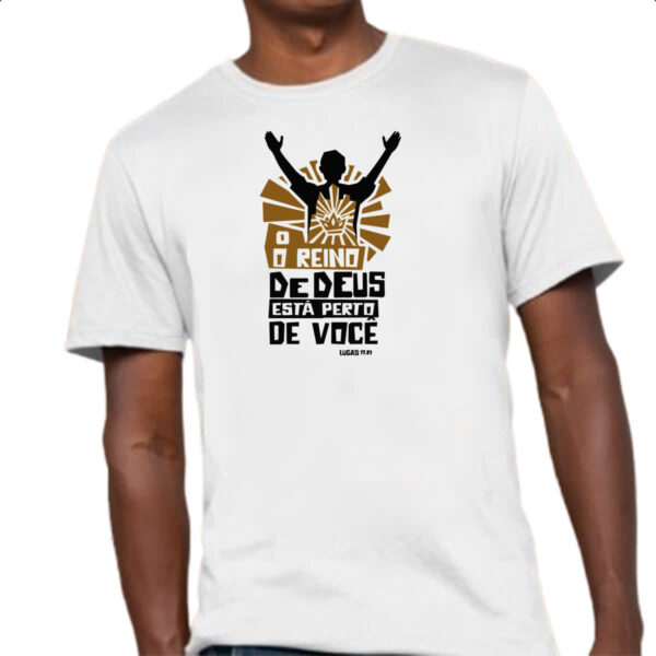 Camiseta Unissex Gospel Lucas 17.21 - Imagem 4
