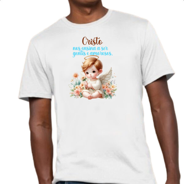 Camiseta Unissex Anjo gentil e amoroso - Imagem 4