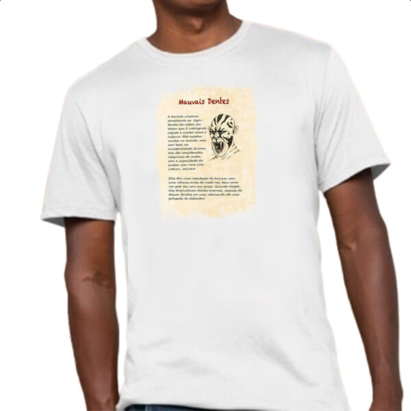 Camiseta Unissex Grimm Livro Mauvais Dentes - Imagem 4