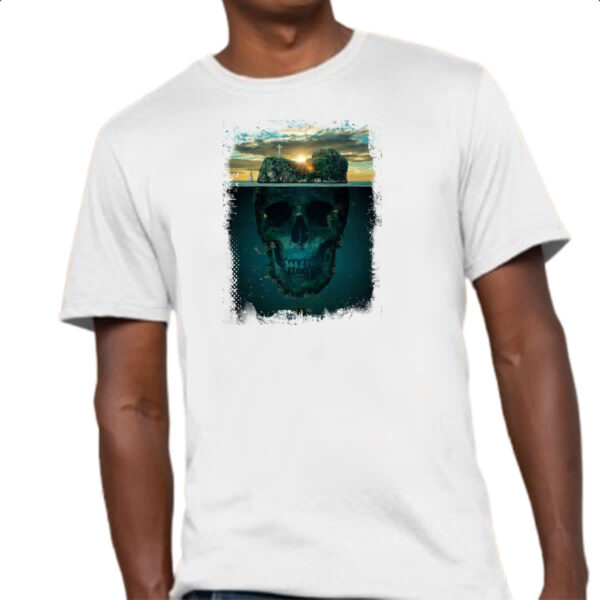 Camiseta Unissex Ilha da caveira 6 - Imagem 4