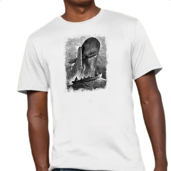 Camiseta Unissex Lendas do Mar Moby Dick 01 - Imagem 4