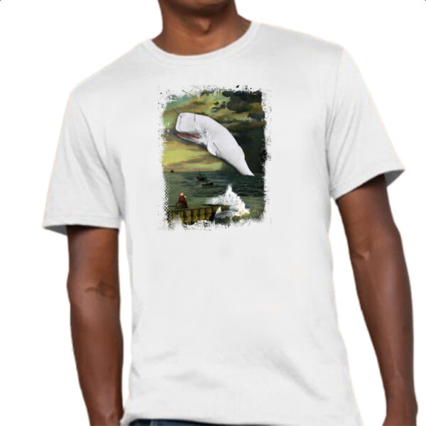 Camiseta Unissex Lendas do Mar Moby Dick 03 - Imagem 4