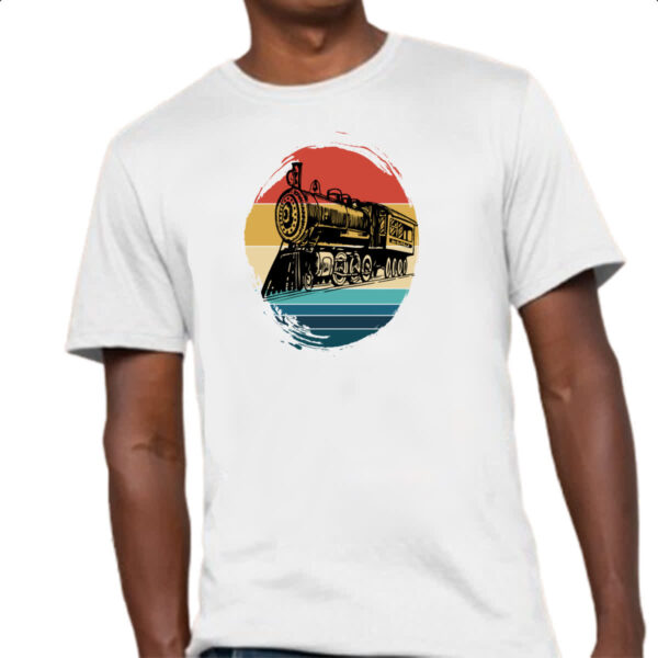 Camiseta Unissex Locomotiva Sunset - Imagem 4