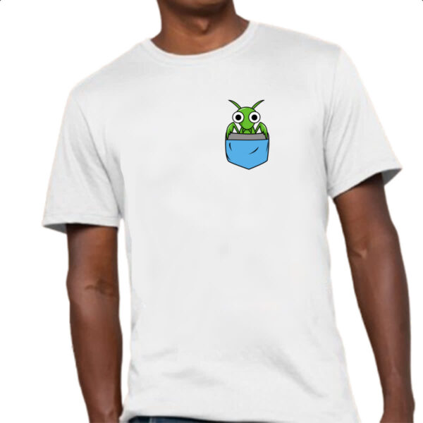 Camiseta Unissex Louva Deus no bolso - Imagem 4
