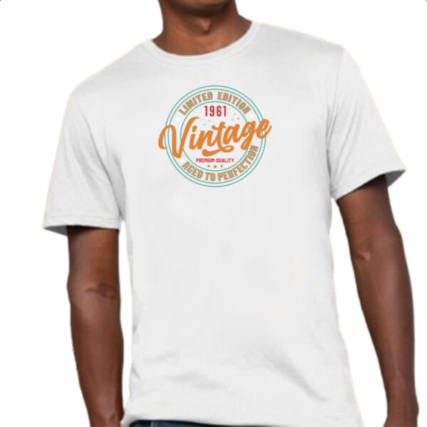 Camiseta Unissex Limited Edition Vintage 1961 - Imagem 4