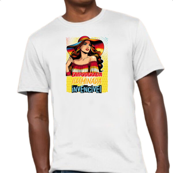 Camiseta Unissex Mulher invencivel - Imagem 4