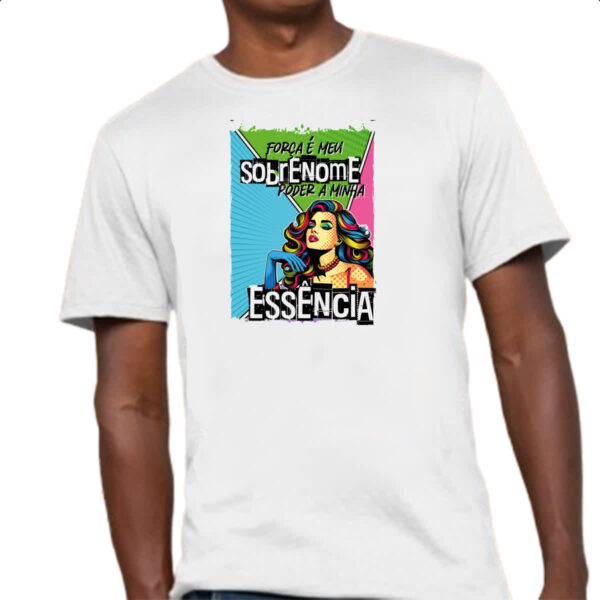Camiseta Unissex Mulher poder essencia - Imagem 4