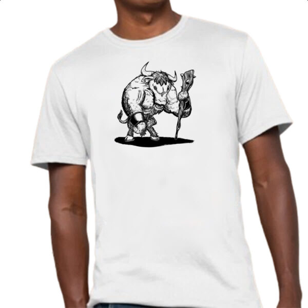 Camiseta Unissex Minotauro Tatoo Style PB - Imagem 4