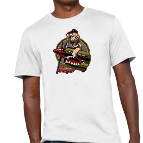 Camiseta Unissex Miss Danger Vintage - Imagem 4
