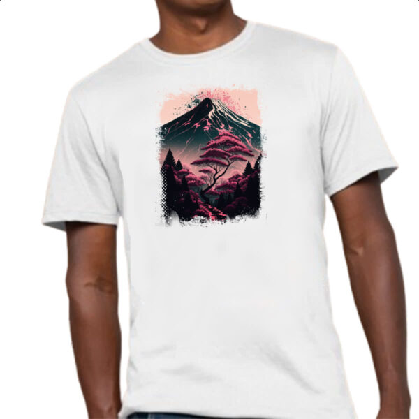 Camiseta Unissex Montanha Fugi Japao 4 - Imagem 4