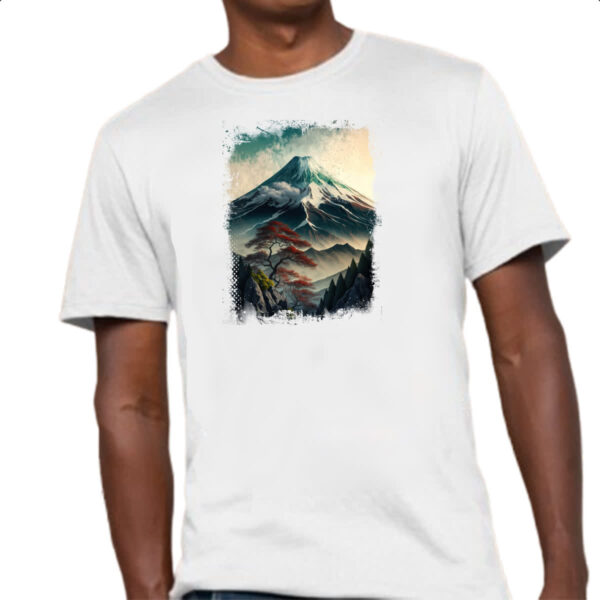 Camiseta Unissex Montanha Fugi Japao 5 - Imagem 4