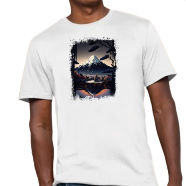 Camiseta Unissex Montanha Fugi Japao 7 - Imagem 4