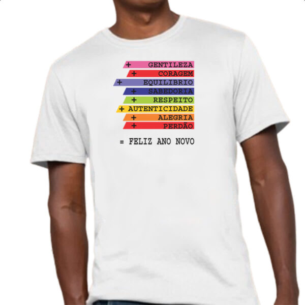 Camiseta Unissex Ano novo de acoes - Imagem 4