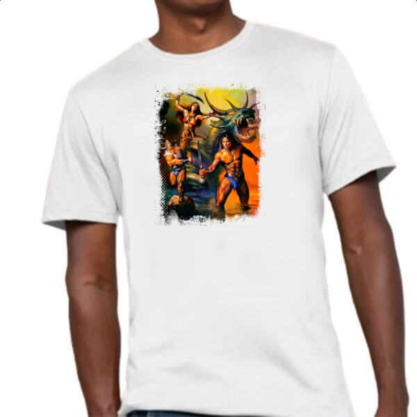 Camiseta Unissex Nostalgia Golden Axe - Imagem 4