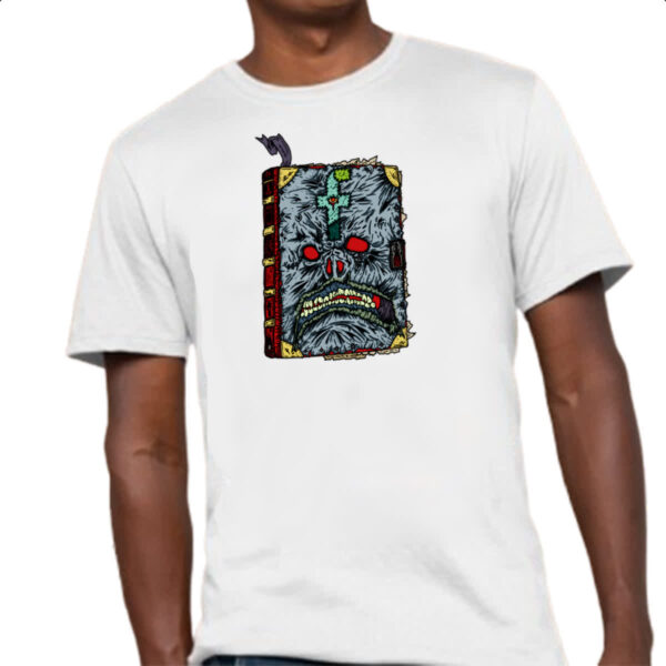 Camiseta Unissex Necronomicon Ilustracao - Imagem 4