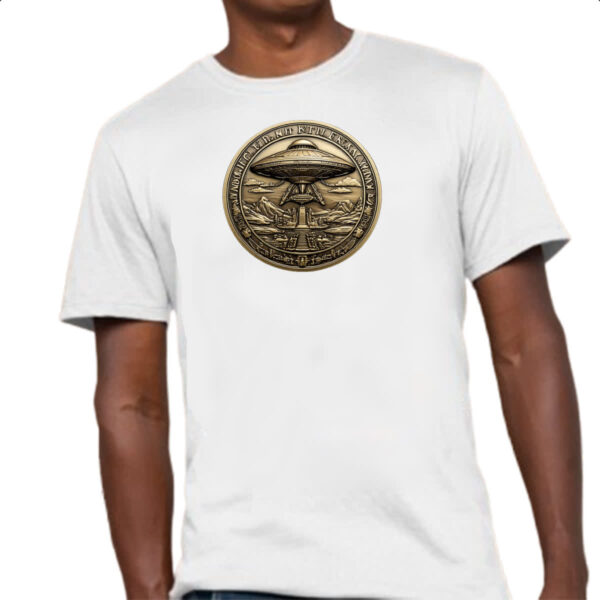 Camiseta Unissex UFO coin - Imagem 4