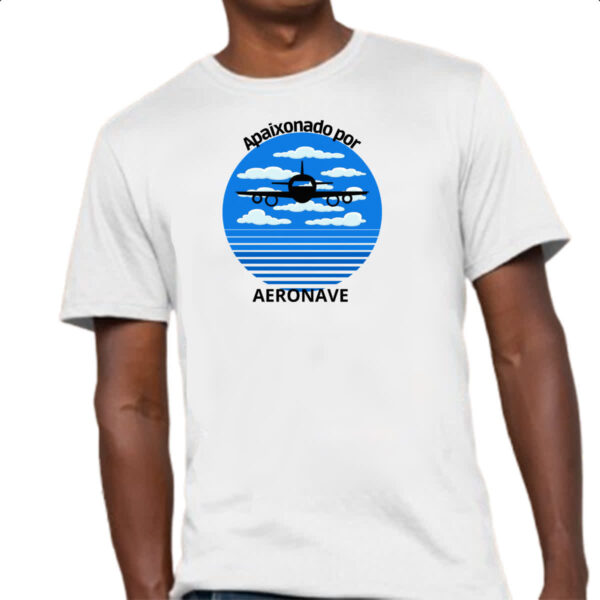 Camiseta Unissex Apaixonado por aeronave - Imagem 4