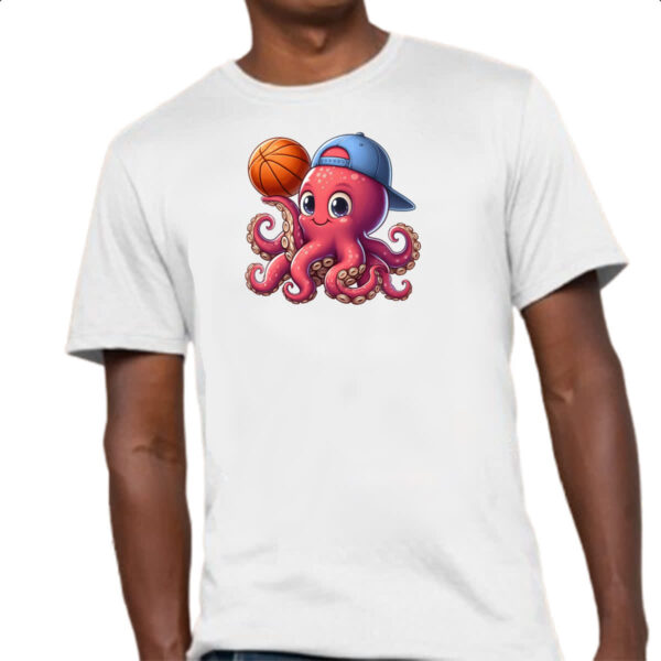 Camiseta Unissex Octopus basquete - Imagem 4