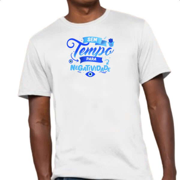 Camiseta Unissex Olho grego tempo negatividade - Imagem 4