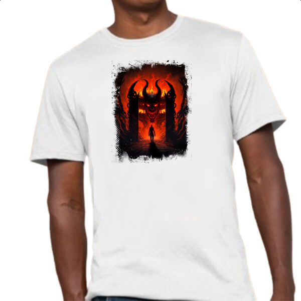 Camiseta Unissex Portal do inferno 2 - Imagem 4