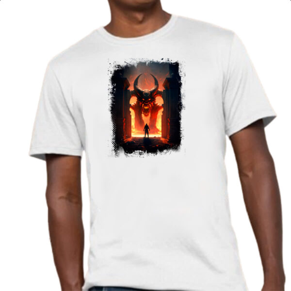 Camiseta Unissex Portal do inferno 3 - Imagem 4