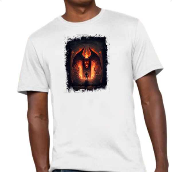 Camiseta Unissex Portal do inferno 7 - Imagem 4