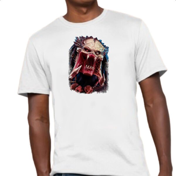 Camiseta Unissex Predador face - Imagem 4