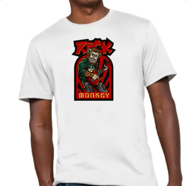 Camiseta Unissex Rock Monkey - Imagem 4