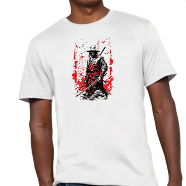 Camiseta Unissex Ronin comic book style - Imagem 4