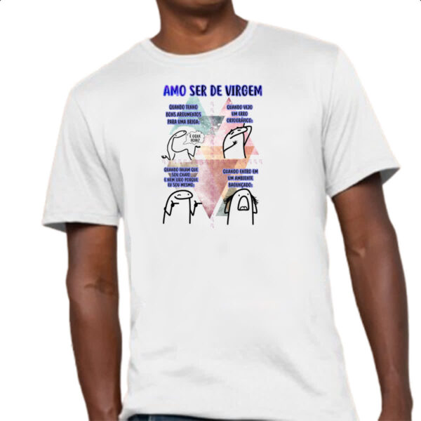Camiseta Unissex Signo Amo ser de Virgem - Imagem 4