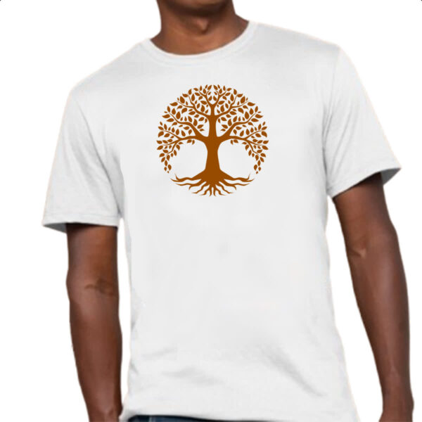 Camiseta Unissex Arvore da vida marrom - Imagem 4