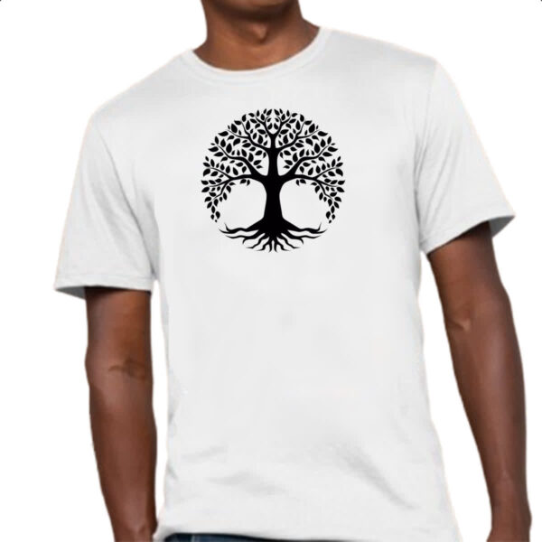 Camiseta Unissex Arvore da vida preta - Imagem 4
