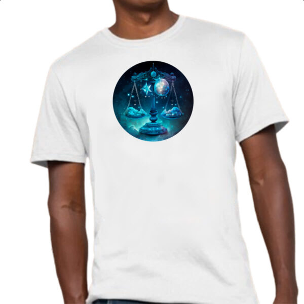 Camiseta Unissex Signo de libra logo de luxo - Imagem 4