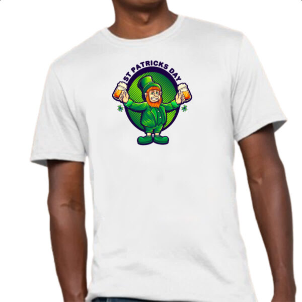 Camiseta Unissex ST Patricks Day Leprechaun - Imagem 4