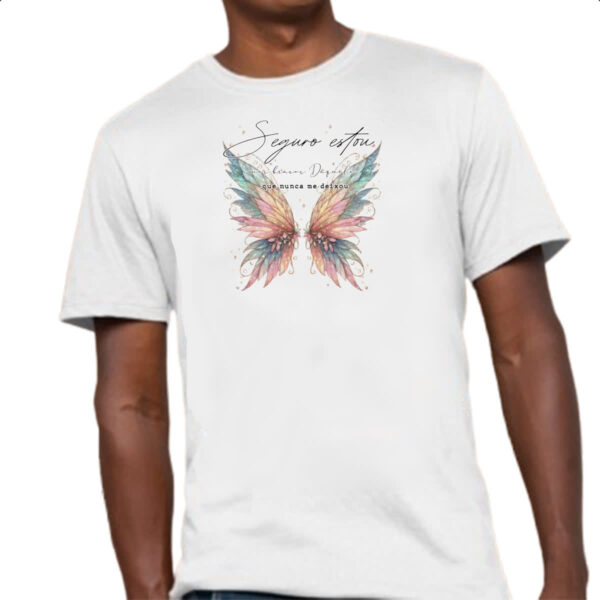 Camiseta Unissex Salmos seguro estouu - Imagem 4