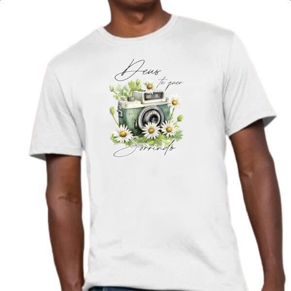 Camiseta Unissex Salmos sorrindo - Imagem 4