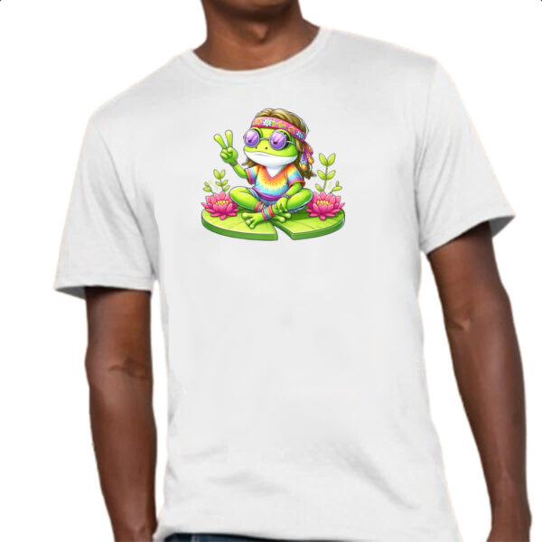 Camiseta Unissex Sapo Hippie - Imagem 4